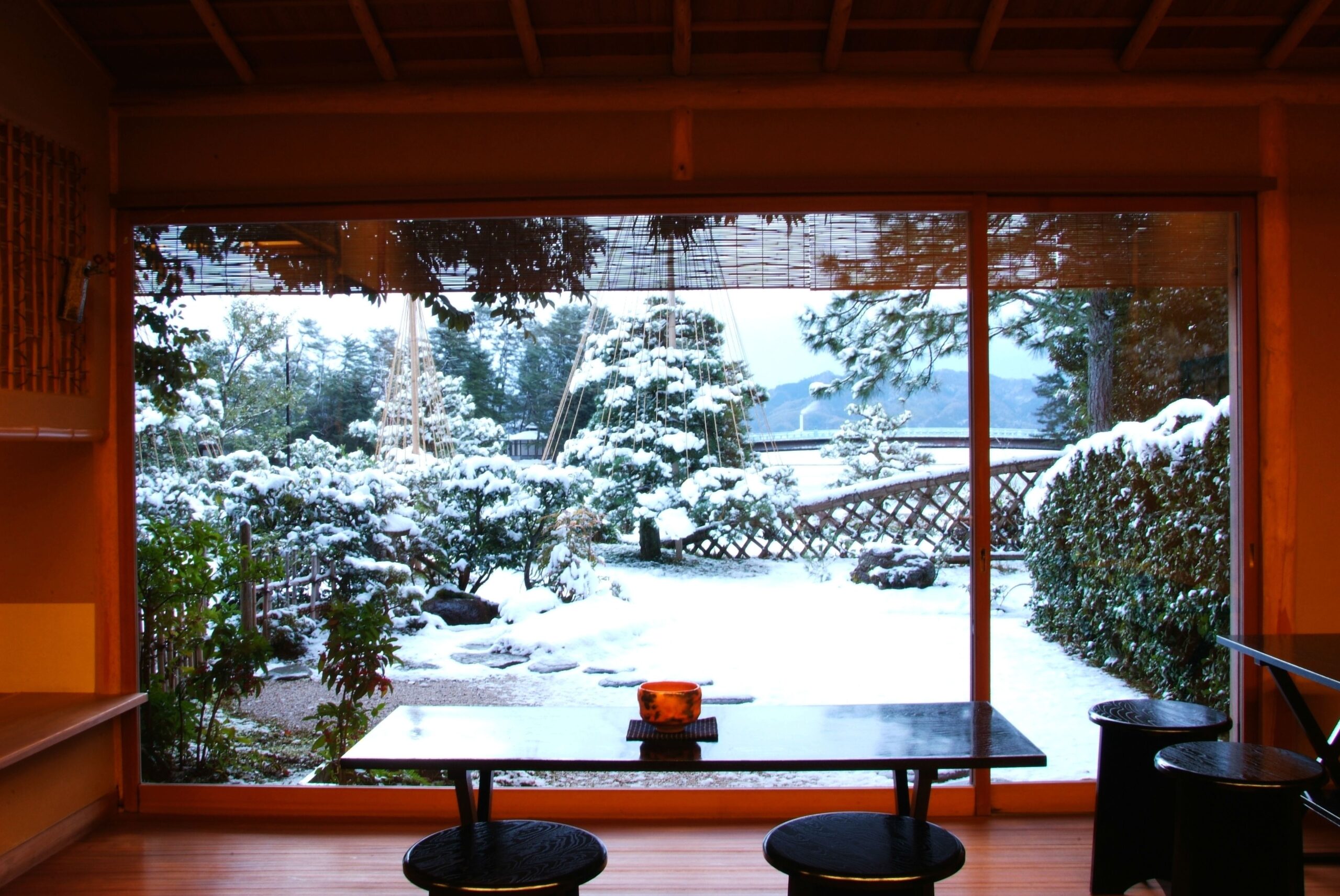 文珠荘 松露亭 露天風呂