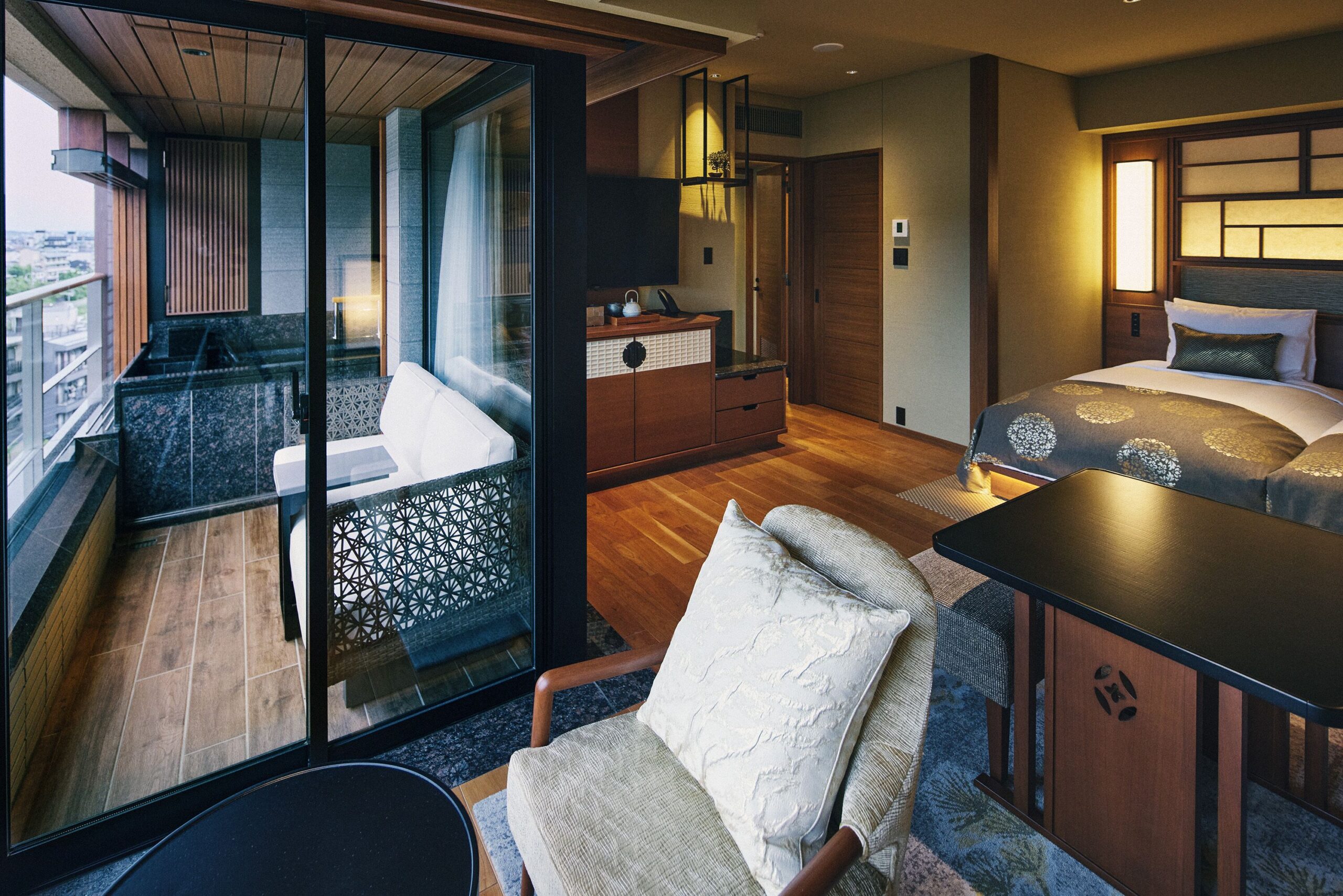 空庭テラス京都別邸 客室露天風呂