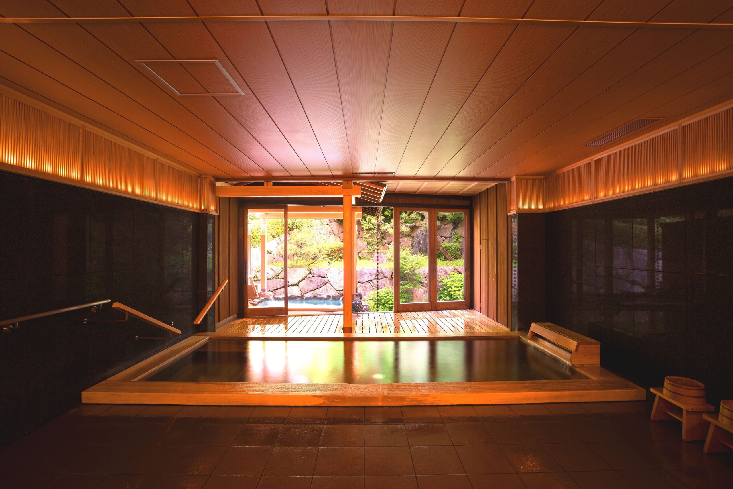 翠泉 客室露天風呂